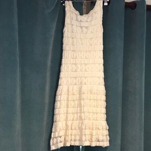 Lacy cream colored dress